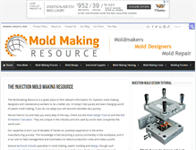 Tablet Screenshot of moldmakingresource.com